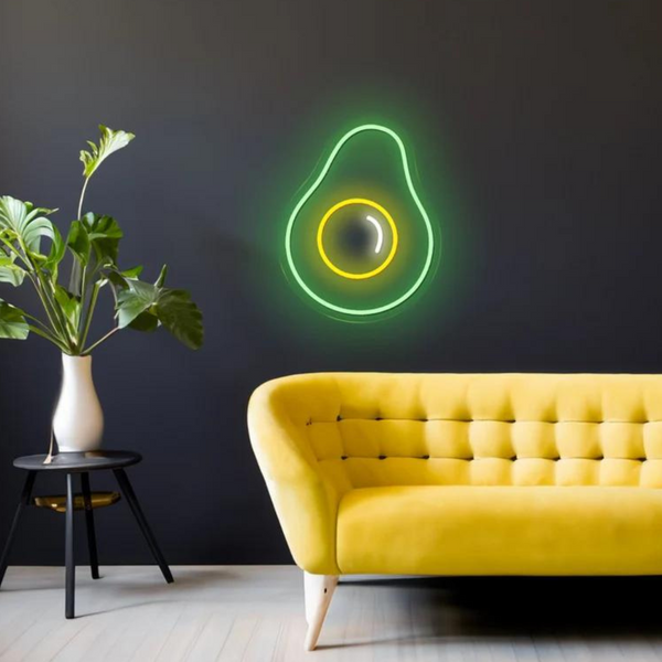 Avocado Neon Sign | Papa's Neon 