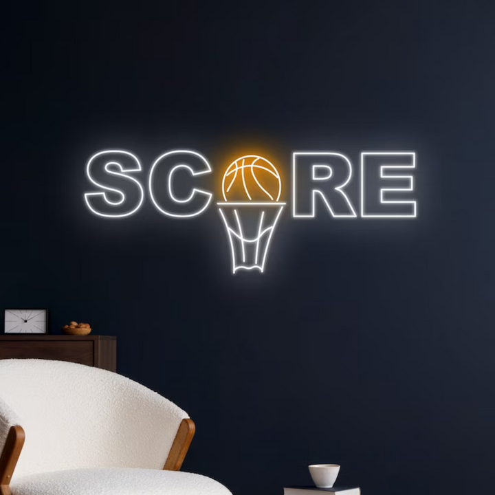 BASKETBALL SCORE | Neon Sign 