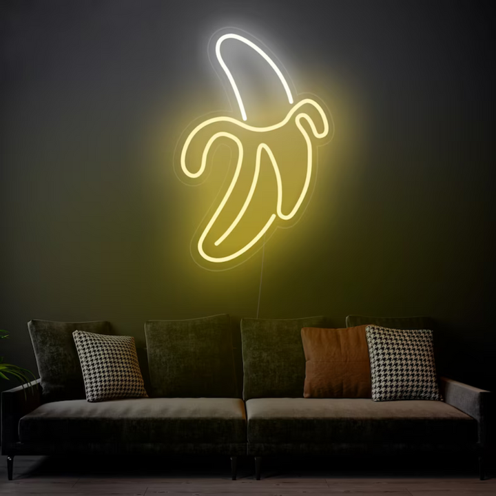 Banana Neon Sign | Yellow Color | Papa's Neon 