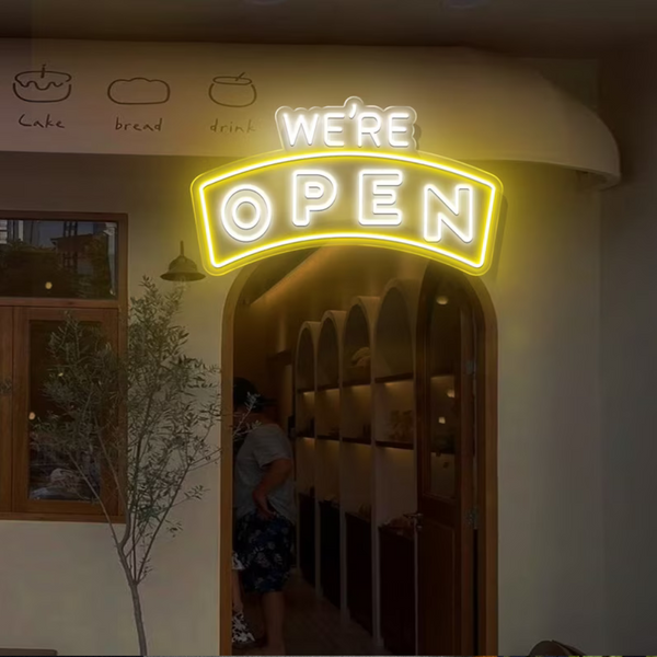 WE'RE OPEN