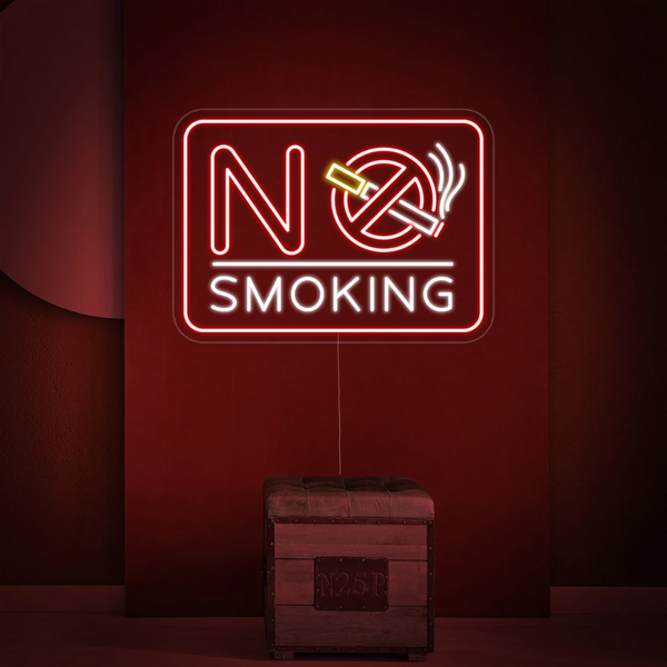 NO SMOKING NEON SIGN