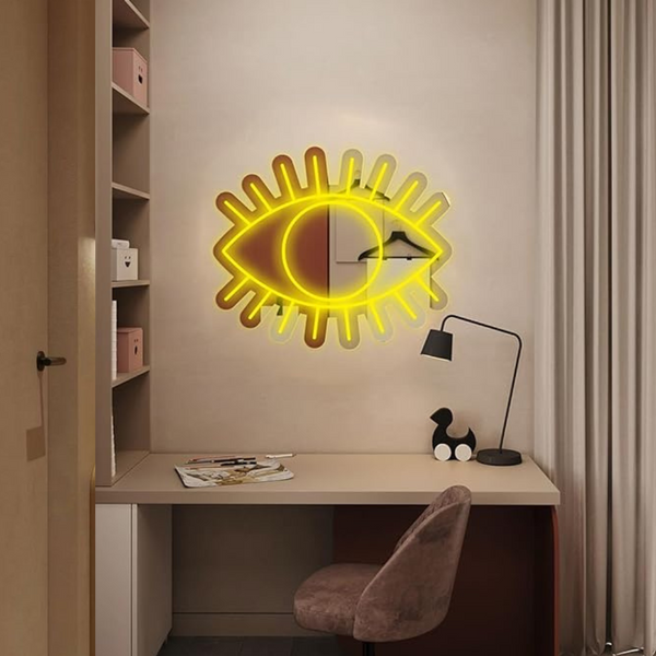 Evil Eye Neon Mirror